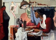 Francis Hyman Criss (American artist, 1901–1973) Alma Sewing